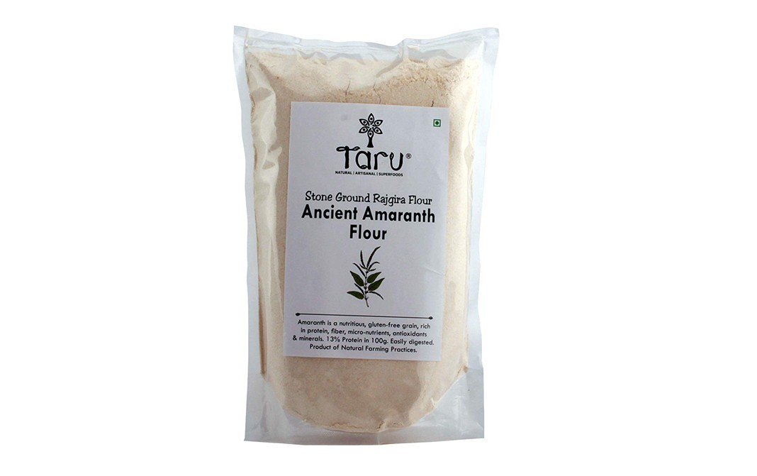 Taru Stone Ground Rajgira Flour Ancient Amaranth Flour   Pack  500 grams